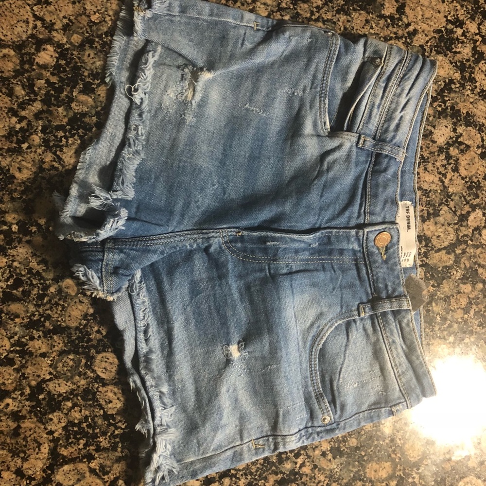 Zara denim shorts